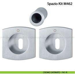 Kit per porta scorrevole con foro chiave Hoppe M462 Spazio Kit 4 2