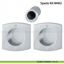 Kit per porta scorrevole senza foro chiave Hoppe M462 Spazio Kit 5 2