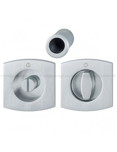 Kit per porta scorrevole nottolino e anello Hoppe M462 Spazio Kit 7