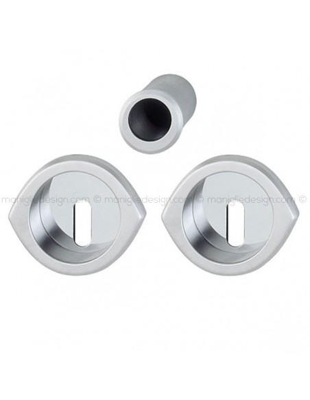 Kit per porta scorrevole con foro chiave Hoppe M425 Spazio Kit 4
