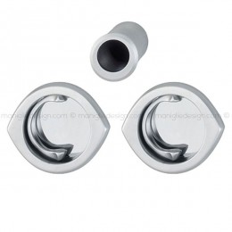 Kit per porta scorrevole con anello Hoppe M425 Spazio Kit 5