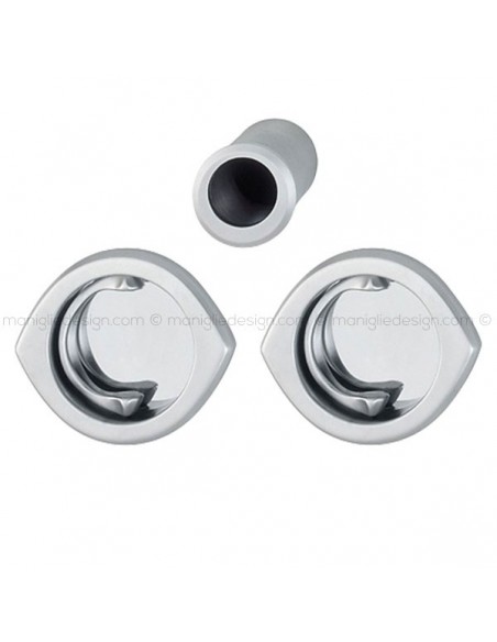 Kit per porta scorrevole con anello Hoppe M425 Spazio Kit 5