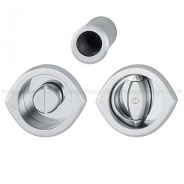 Kit per porta scorrevole nottolino e anello Hoppe M425 Spazio Kit 7