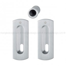 Kit per porta scorrevole con foro chiave Hoppe M463 Spazio Kit 4