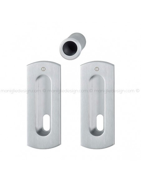 Kit per porta scorrevole con foro chiave Hoppe M463 Spazio Kit 4