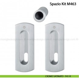 Kit per porta scorrevole con foro chiave Hoppe M463 Spazio Kit 4 2