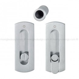 Kit per porta scorrevole nottolino e anello Hoppe M463 Spazio Kit 7