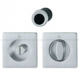 Kit per porta scorrevole quadrato nottolino e anello Hoppe M443 Spazio Kit 7