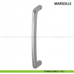 Maniglione per porta Marseille Hoppe in alluminio interasse 300 mm 2
