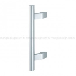 Maniglione per porta 5004 Hoppe in alluminio interasse 210 mm