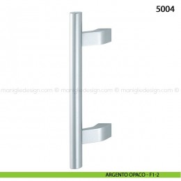 Maniglione per porta 5004 Hoppe in alluminio interasse 210 mm 2