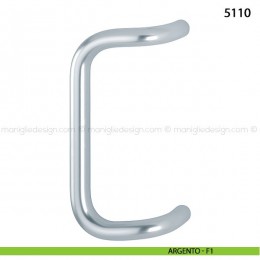 Maniglione per porta 5110 Hoppe in alluminio diametro 30 mm 2