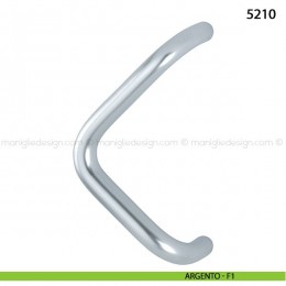 Maniglione per porta 5210 Hoppe in alluminio diametro 30 mm 2