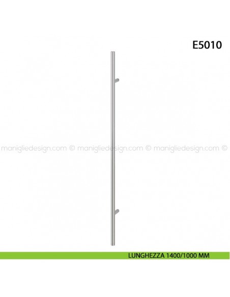 Maniglione per porta E5011 Hoppe acciaio inox diametro 30 mm 1400/100 mm