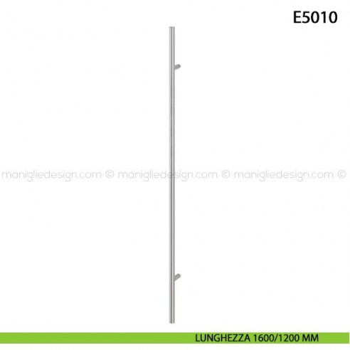 Maniglione per porta E5011 Hoppe acciaio inox diametro 30 mm 1600/1200 mm