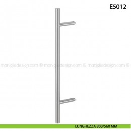 Maniglione per porta E5012 Hoppe acciaio inox diametro 30 mm 2