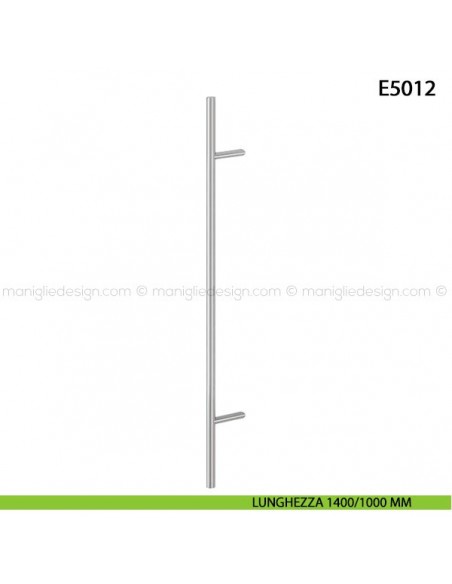Maniglione per porta E5012 Hoppe acciaio inox diametro 30 mm 1400/1000 mm