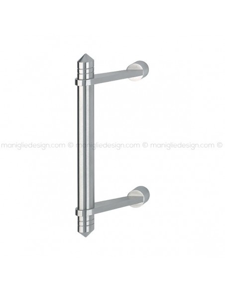 Maniglione per porta E5019AD Hoppe acciaio inox diametro 25 mm