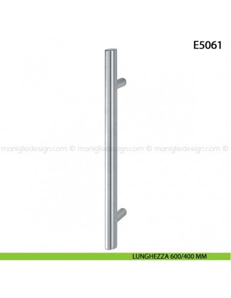 Maniglione per porta E5061 Hoppe acciaio inox diametro 35 mm 600/400 mm