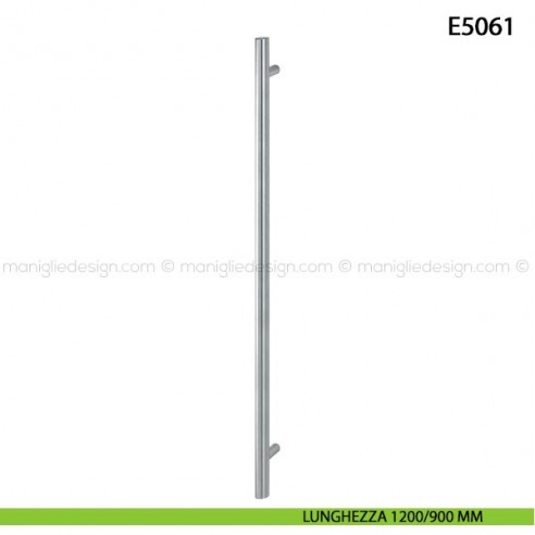 Maniglione per porta E5061 Hoppe acciaio inox diametro 35 mm 1200/900 mm