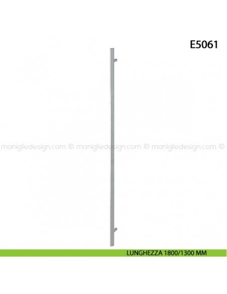 Maniglione per porta E5061 Hoppe acciaio inox diametro 35 mm 1800/1300 mm