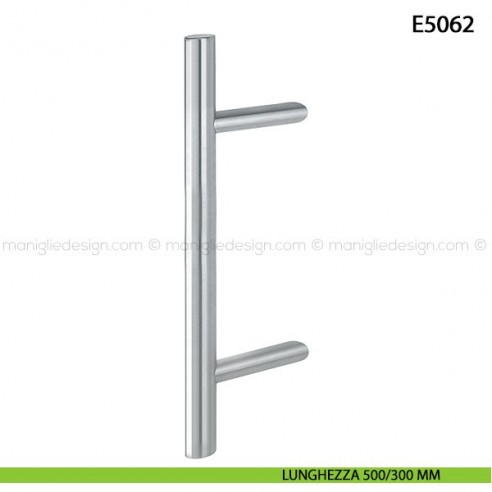 Maniglione per porta E5062 Hoppe acciaio inox diametro 35 mm 500/300 mm