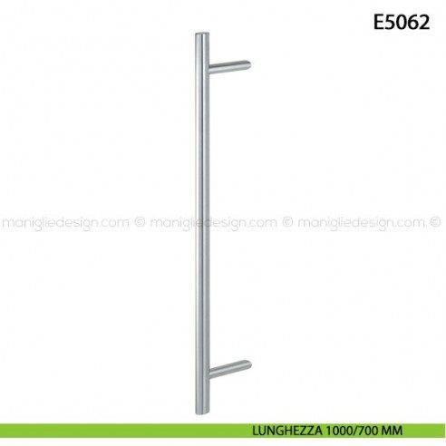 Maniglione per porta E5062 Hoppe acciaio inox diametro 35 mm 1000/700 mm