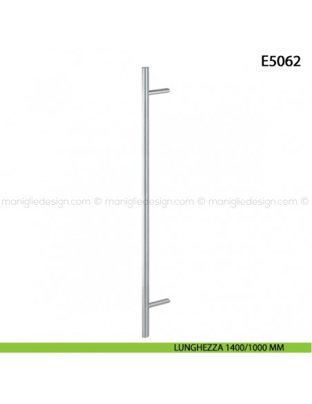 Maniglione per porta E5062 Hoppe acciaio inox diametro 35 mm 1400/1000 mm