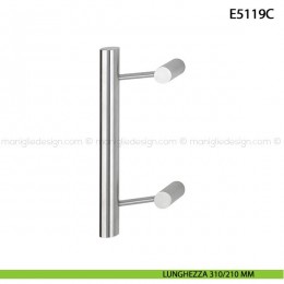 Maniglione per porta E5119C Hoppe acciaio inox diametro 30 mm 2