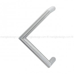 Maniglione per porta E5215 Hoppe acciaio inox diametro 30 mm
