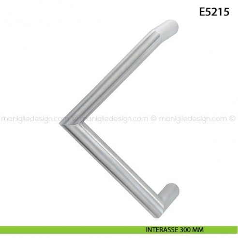Maniglione per porta E5215 Hoppe acciaio inox diametro 30 mm interasse 300 mm