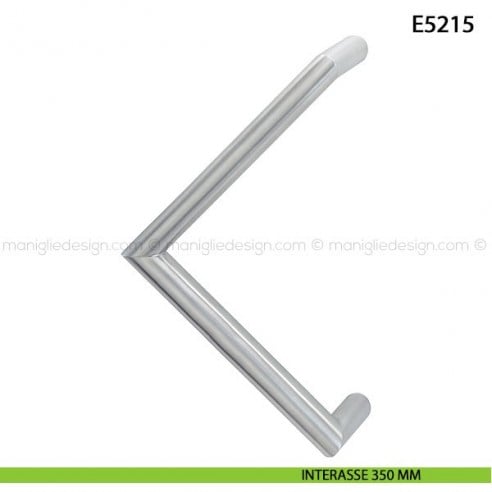 Maniglione per porta E5215 Hoppe acciaio inox diametro 30 mm interasse 350 mm