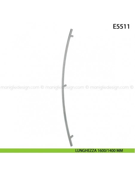 Maniglione per porta E5511 Hoppe acciaio inox diametro 30 mm interasse 1600/1400 mm