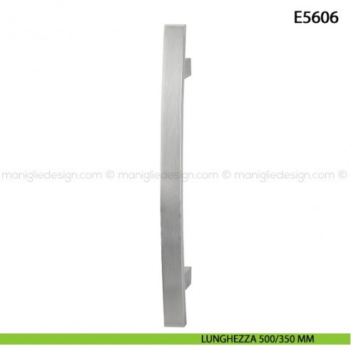 Maniglione per porta E5606 Hoppe acciaio inox interasse 500/350 mm