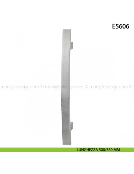 Maniglione per porta E5606 Hoppe acciaio inox interasse 500/350 mm