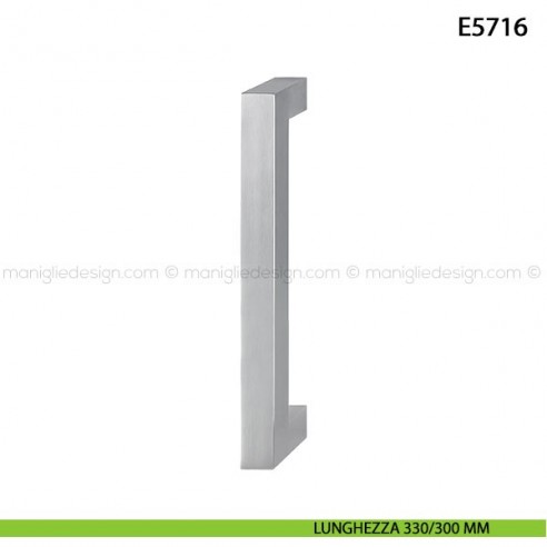 Maniglione per porta E5718 Hoppe acciaio inox interasse 330/300 mm