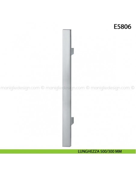 Maniglione per porta E5806 Hoppe acciaio inox interasse 500/300 mm