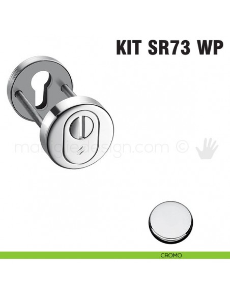 Bocchetta di protezione per cilindro Colombo Design SR73 WP cromo