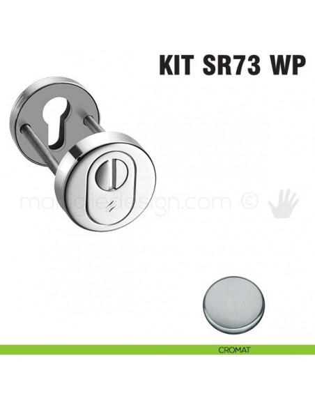 Bocchetta di protezione per cilindro Colombo Design SR73 WP cromat