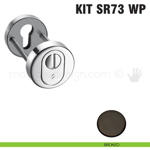 Bocchetta di protezione per cilindro Colombo Design SR73 WP bronzo