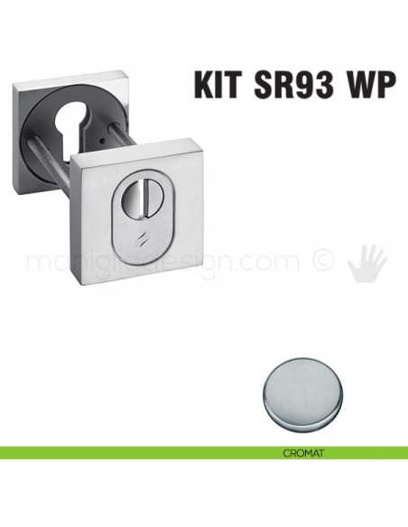 Bocchetta di protezione per cilindro Colombo Design SR93 WP cromat