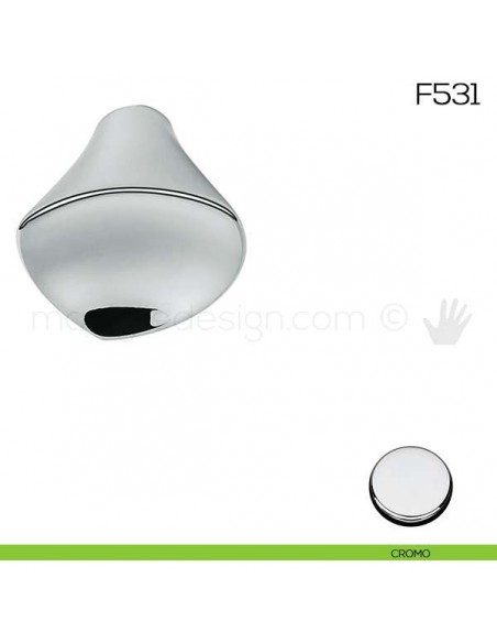 Pomolo per mobile F531 Formae cromo