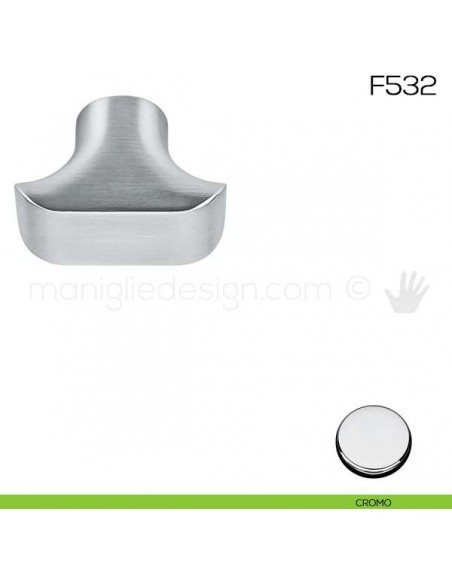 Pomolo per mobile F532 Formae cromo