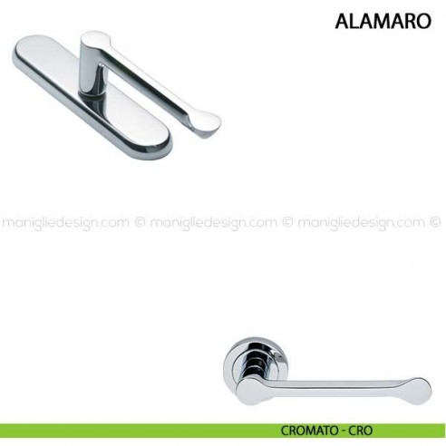 Maniglia cremonese per finestra Alamaro Manital cromato