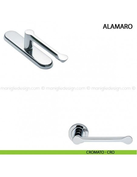 Maniglia cremonese per finestra Alamaro Manital cromato