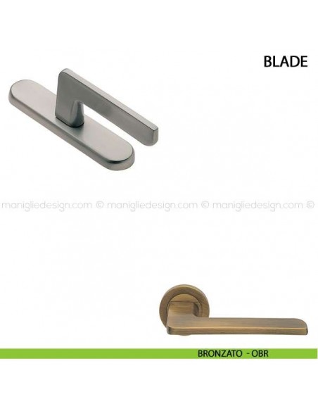 Maniglia cremonese per finestra Blade Manital bronzato
