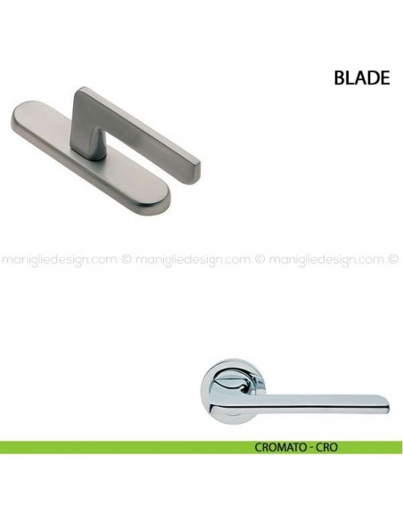 Maniglia cremonese per finestra Blade Manital cromato