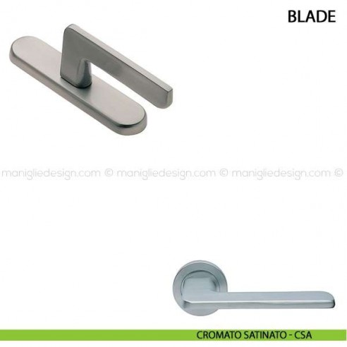 Maniglia cremonese per finestra Blade Manital cromato satinato