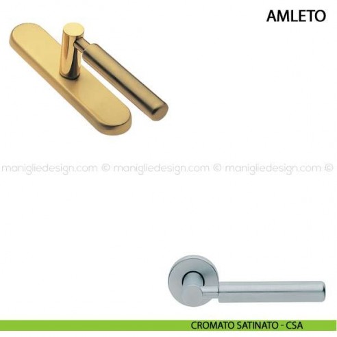 Maniglia cremonese per finestra Amleto Manital cromato satinato