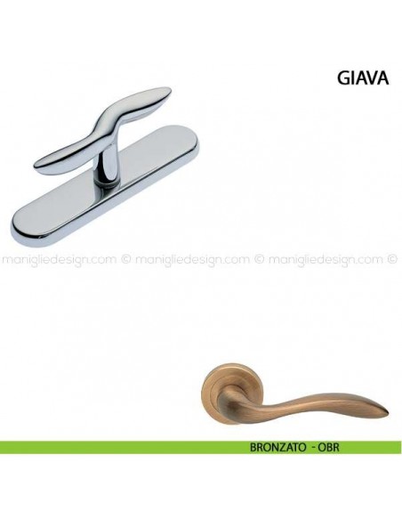 Maniglia cremonese per finestra Giava Manital bronzato
